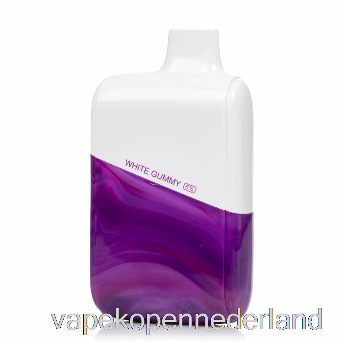 Elektronische Sigaret Vape Ijoy Bar Ic8000 Wegwerp Witte Gummy